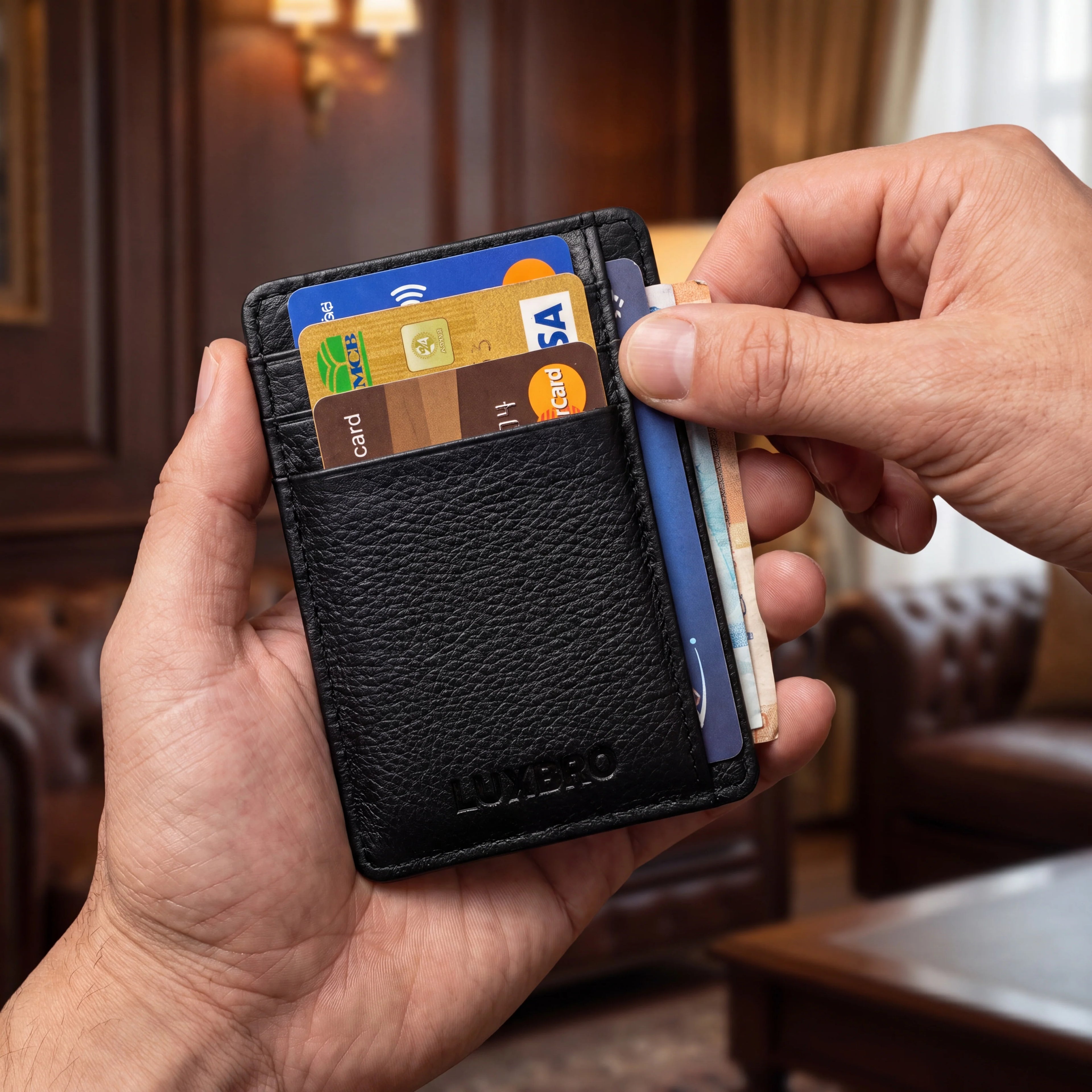 card slot mini wallet