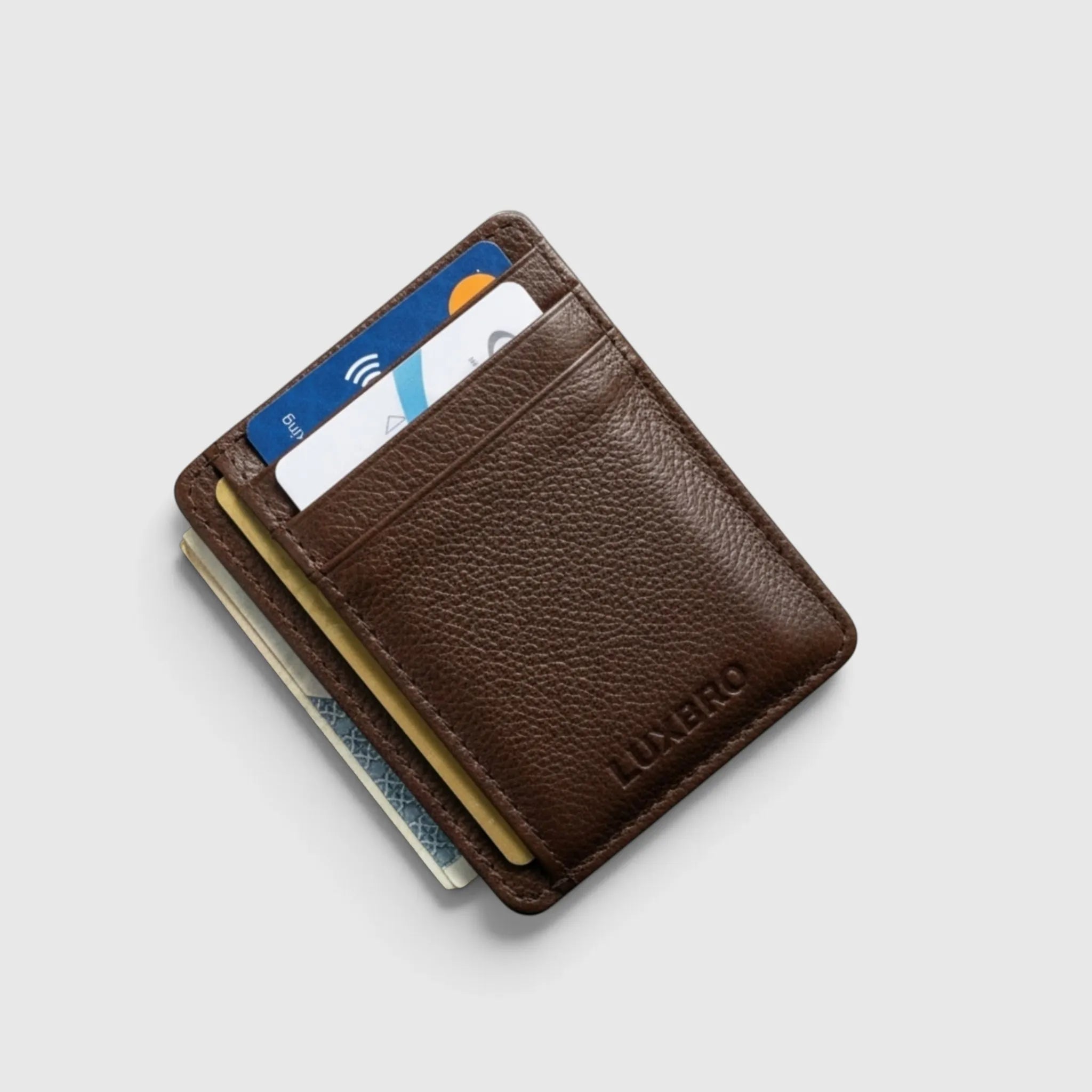 Slim Leather Card Holder Wallet for Men