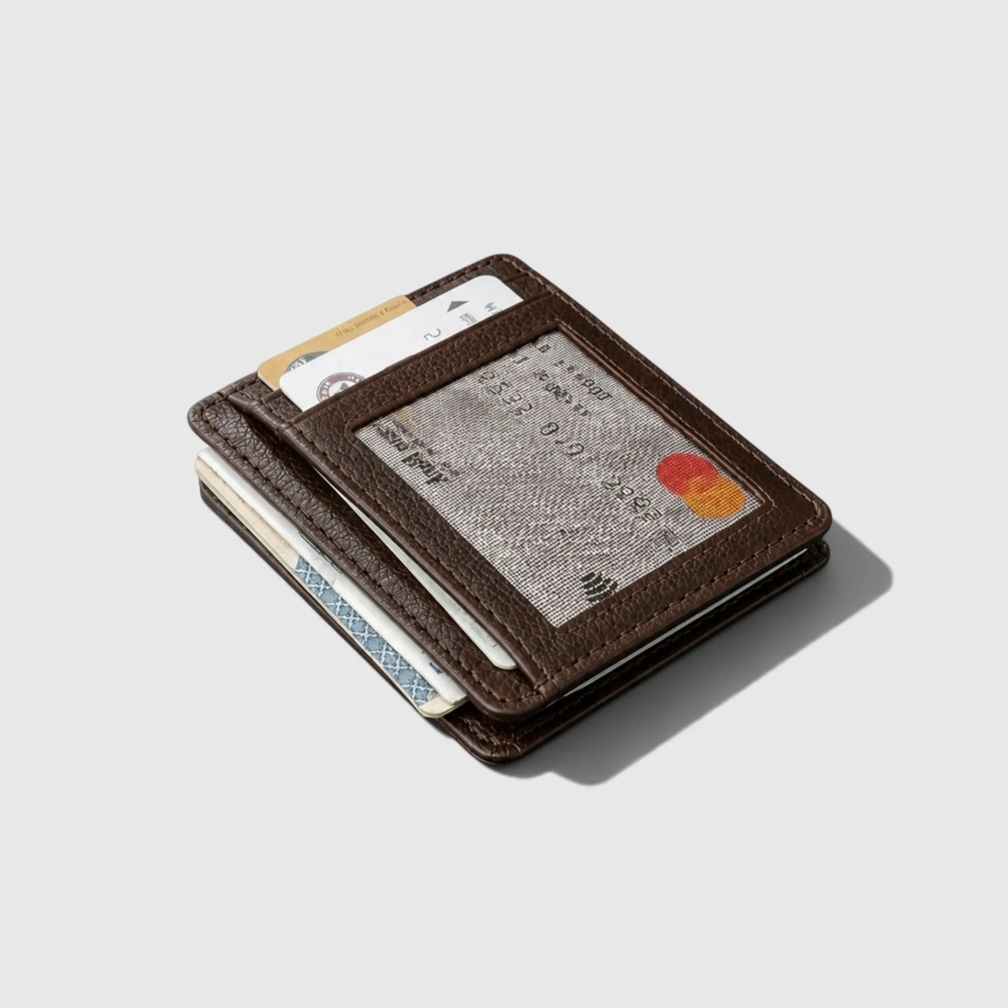 Slim Leather Card Holder Wallet for Men